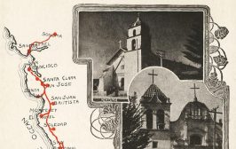 antique mission trail postcard