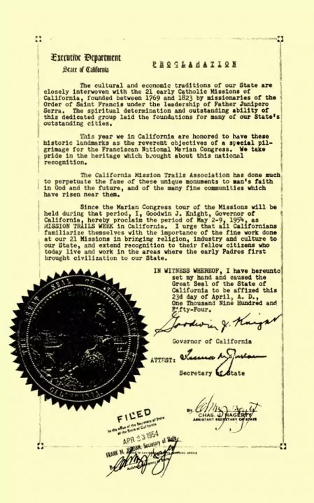 Mission Trails Week Proclamation