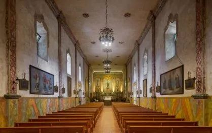 Interior of the church